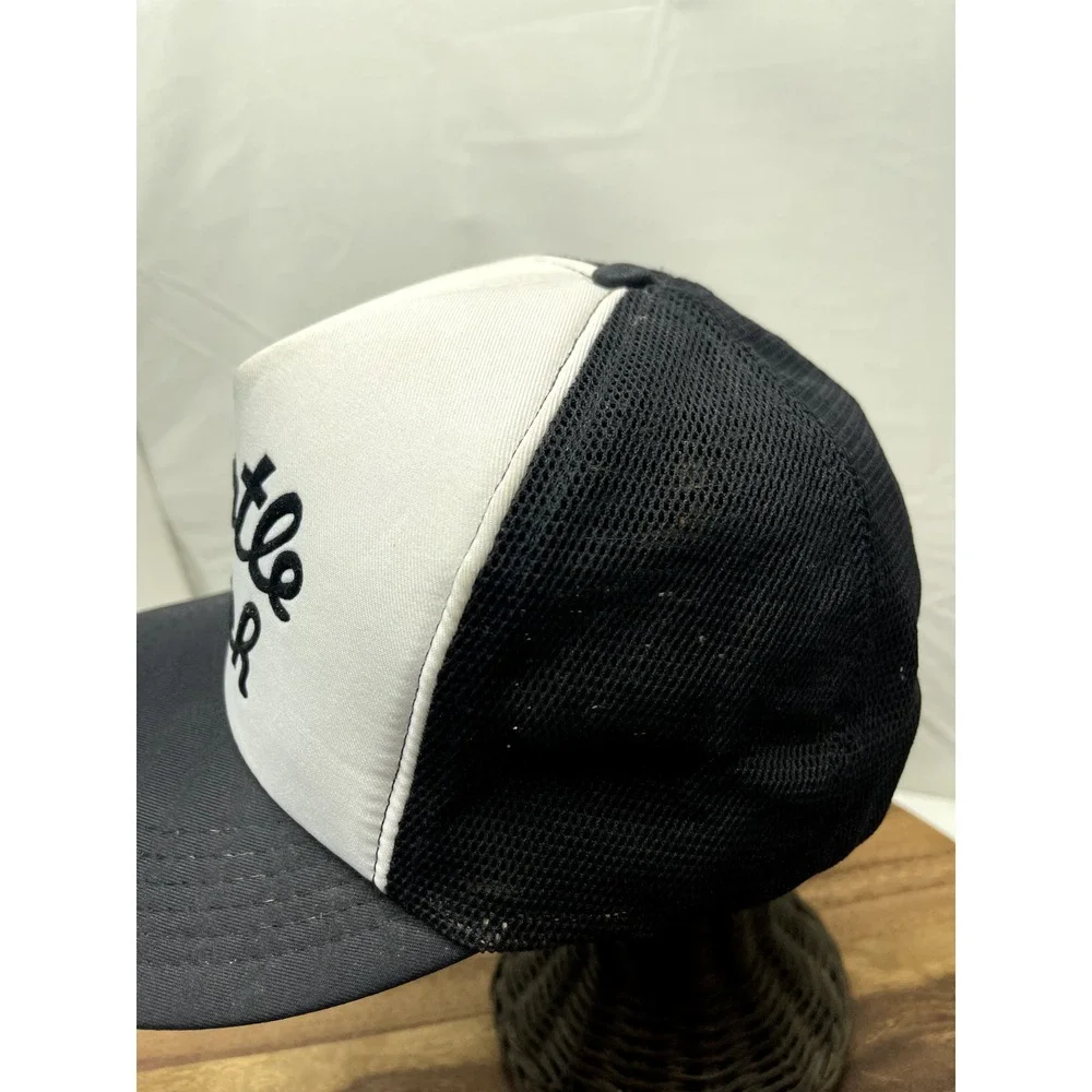 Myrtle‎ Beach Trucker Hat Cap Snapback 1980s White Black Souvenir  Beach